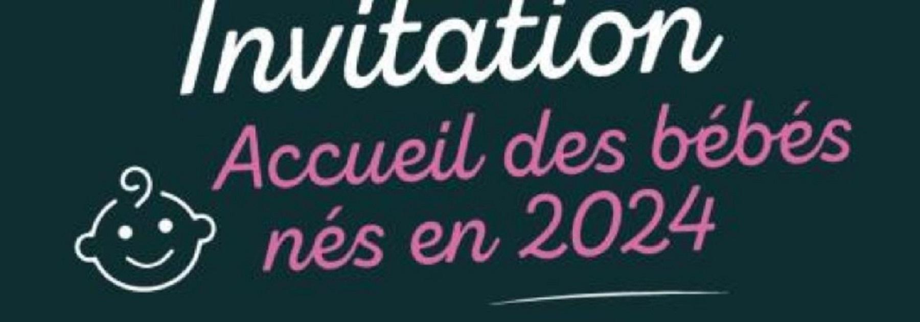 Accueil des bébés nés en 2024