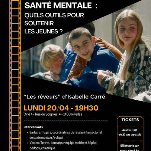 Ciné-débat "Les rêveurs" - la santé mentale des jeunes : quels outils pour les soutenir ?