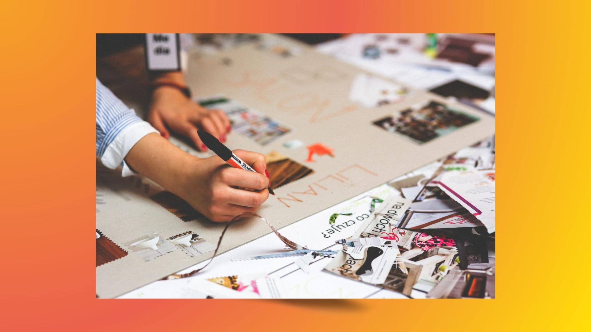 Un temps pour soi - collage créatif autour de la séparation et du logement