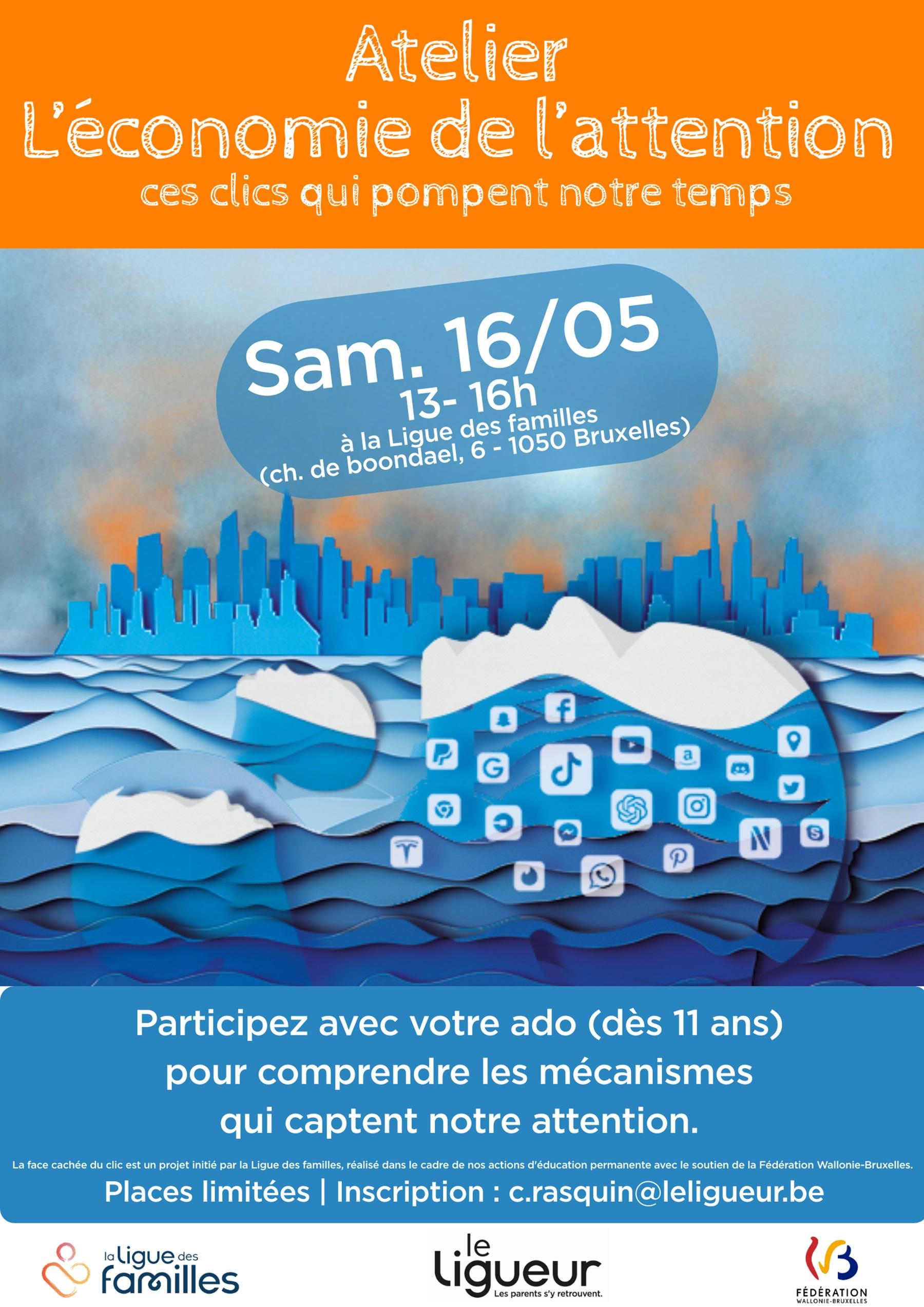 Atelier sur l'économie de l'attention à destination des duos parents-ados