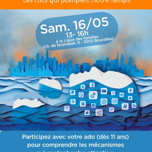 Atelier sur l'économie de l'attention à destination des duos parents-ados