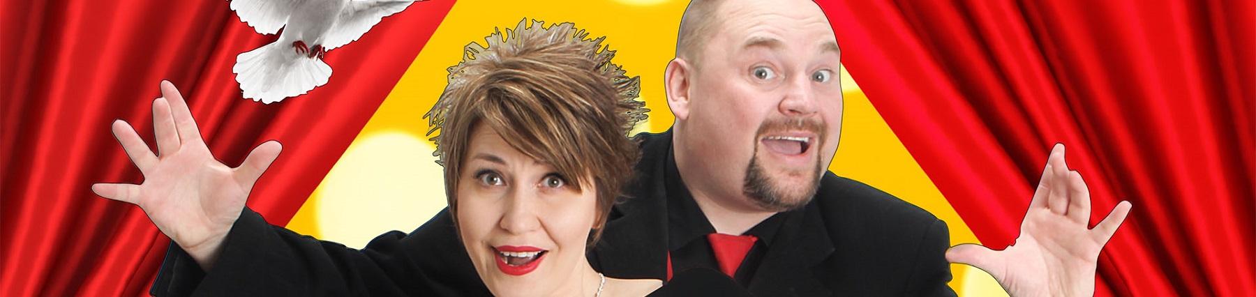 Spectacle de magie, bulles et ballons